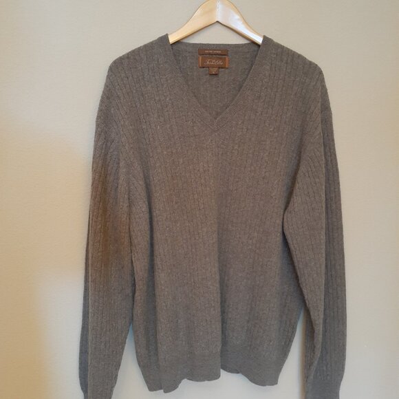 Tasso Elba Cashmere Cable Knit Sweater - Picture 8 of 11